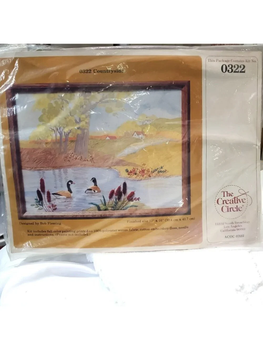VTG The Creative Circle 0322 Countryside Embroidery Kit 12